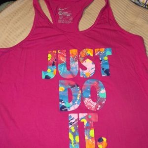 Pink Nike Tank Top